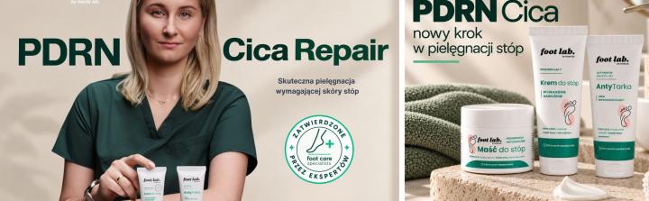 foot lab. wprowadza serię PDRN CICA Repair do pielęgnacji stóp